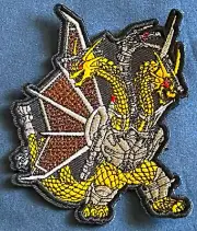 GODZILLA monster 4" MECHA KING GHIDORAH Embroidered figure PATCH kaiju action
