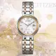 【CITIZEN 星辰】LADYS 光動能 精緻菱格紋錶盤淑女腕錶-玫瑰金28.3mm(EW2696-84A 防水50米)