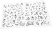 HOODANCOS Soluble Embroidery Paper Non-Woven Fabric Wash Water Soluble Sheet Embroidery Sewing Material DIY Sewing Supply for Clothes Decor
