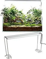 Tutoy Stainless Steel Aquarium Stand for Aquatic High LED Light Lamp Aquarium Holder Holder Support for 4 Pieces
