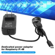 Power Supply For 4B 5V 3A TypeC Charger Power Adapter With On O