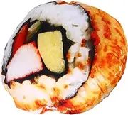 BESPORTBLE Sushi Throw Pillow Cute Pillow for Sofa and Bed Decorative Food Cushion for Snuggling and Home Decor Unique Idea