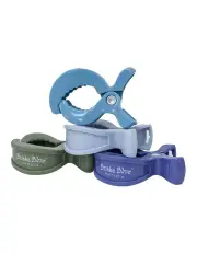 [Bubba Blue] Pram Clips 4 Pack in Blue Multi