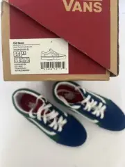 NEW Vans Shoes Old Skool Yacht Club Youth 3 Color Block Lace Up Sneakers NIB