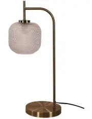 [Oriel Lighting] Cross Table Lamp in Antique Brass