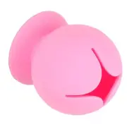 Silicone Suction Cup Scrap Collector for Vinyl Weeding Desktop Organizer Pink