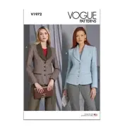 Vogue Misses' Semi-Fitted and Lined Jacket Sewing Pattern Kit, Design Code V1...