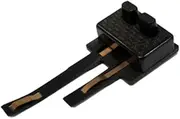 Perfeclan Model Trains HO Scale Digital Power Connecting Clip,Spare Part, 1:87 Scale,Model Railway Accessories for HO Model Trains DIY, Black