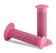 AME BMX Round Pattern Retro Old School Bike Grips - Skyway Hutch - PINK