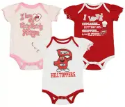 Outerstuff NCAA Infant Girl Western Kentucky Hilltoppers Three Piece Creeper Set