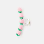 Pink Strawberry Claw Hair Clip