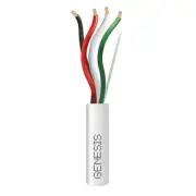 Genesis 16/4 Stranded Unshielded Speaker Sound Cable White 52515501