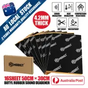 Sound Deadener Heat Insulation Thermal Proof Butyl Foam Auto Van Ute Garage (for: Subaru)