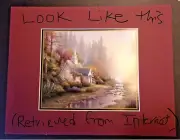 The Forest Chapel by Thomas Kinkade Matted Collector's Print with COA