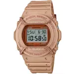 【CASIO 卡西歐】卡西歐G-SHOCK鬧鈴電子錶-杏金(DW-5700PT-5 台灣公司貨)