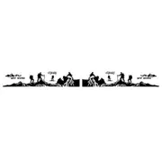 8PCS Car Door Side Body Stickers For Ford Ranger Raptor F150 F-150 Off Road 4X4 Climber Pickup DIY Auto Decals Sticker black