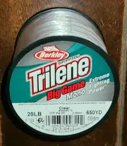 Berkley Trilene Big Game Mono CLEAR 20 LB Fishing Line #BGQS20C-15