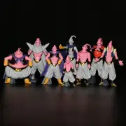 8pcs/set Dragon Ball Zero Majin Buu Action Figure Collection - Super Saiyan Mode