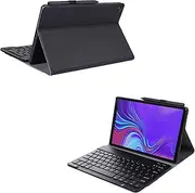 Wireless Keyboard Cover for Samsung T510/T515,Faux Leather Folio Case with Detachable Bluetooth Keyboard for Samsung Galaxy Tab A 10.1 (2019) [SM-T510/T515]