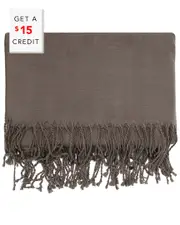 ettitude Vegan Cashmere Throw Blanket with $15 Credit
