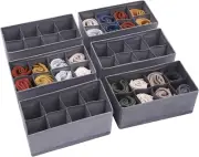 Foldable Cloth Storage Box Closet Dresser Drawer Organizer Fabric Baskets Bins C