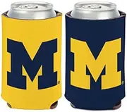 WinCraft NCAA University Michigan Wolverines 1 Pack 12 oz. 2-Sided Can Cooler