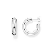 Thomas Sabo Chunky Hoop Earrings - Small Silver