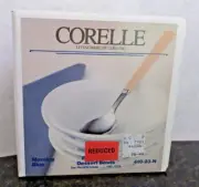 CORELLE LIVINGWARE MORNING BLUE 10-oz DESSERT BOWL Set 4 Vintage 1985 New Box