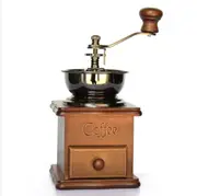 Manuel Vintage Retro Style with Wooden Handle Coffee Bean Hand Grinder