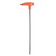 T-Handle Hex Key Wrench 5mm Extra Long Arm T-Key Hexagon Spanner, Orange
