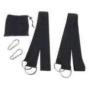 Tree Swing Hanging Straps Kit with Lock Snap Carabiner Hooks for Hammock Strap