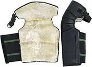 50cm Motorcycle Windproof Leg Guards Knee Brace Full Protective Chaps Waterproof Reflective PU Leather for Snowboarding