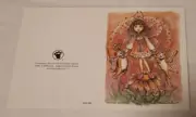 Vtg Pauline Stuckey Cassidy Fairy Blank Art Card "Dominique's Best Friends" 2000