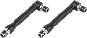 2X L Shape 1/4 Inch Hex Wrench Double 90 Degree Right Angle Screwdriver Bits