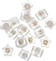 WEKAMOS Earring Backs Disc Pads Gold Flat Back Earrings Comfortable Silicone Stud
