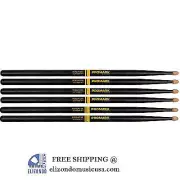 PROMARK R5BAG Drum Sticks 5B Black Select Balance Rebound Active Grip 3 PAIRs