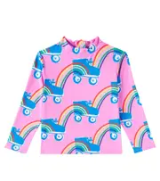 [Stella McCartney Kids] Stella McCartney Kids Printed rashguard top Y 2 pink