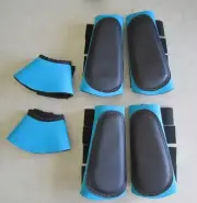 Horse Brush Boots x 2 pairs + Bellboots Combo pack SAVE Any colour or size