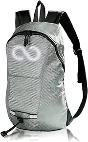 Light up Travel Backpack | Led Luminous School Backpack - Night Safety Cycling Day Pack Rucksack for Riding Outdoor Commuting Sports Camping Biking Trekking