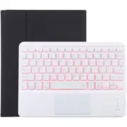 Bluetooth Tablet Case For Ipad 10.2 / Ipad Air 2019 With Touch Pad & Backlight & Pen Holder Detachable Black Laptop Cases & Bags