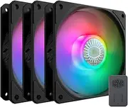 Cooler Master SickleFlow 120 V2 Black Case & Cooling Fan - Improved Air Balance Blades