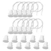 10PCS Recessed Wired Security Window Door Contact Sensor, Normally Closed NC,...