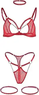 [HHX] Women Lingerie Sexy Teddy One-Piece Lace Babydoll Fishnet BabyDoll Bodysuit Nightie