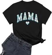 [Generic] T Shirts for Women Trendy Spring Shirts Soft Casual Blouse Tops for Women, Black, Small