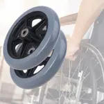 TOPTIME 輪椅通用前輪更換 6 8 英寸柔性實心輪胎車輪