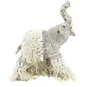 Artisan Crafted Moroccan Elephant Accent Handmade Home Decor for Living Room Bedroom or Kitchen NEW