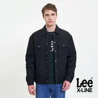 在飛比找樂天市場購物網優惠-Lee 季節版型原色牛仔羽絨外套 男 X-LINE 原色藍L