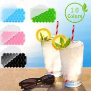 SILIKOLOVE Honeycomb Ice Cube Trays with Removable Lids Silica Gel Ice Cube Mold