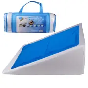 Wedge Pillow With Cooling Gel Pad Memory Foam Neck Back Leg Support Acid Reflux