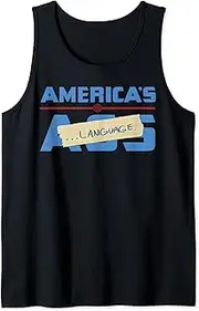 [Marvel] Avengers: Endgame Captain America America's Language Tank Top